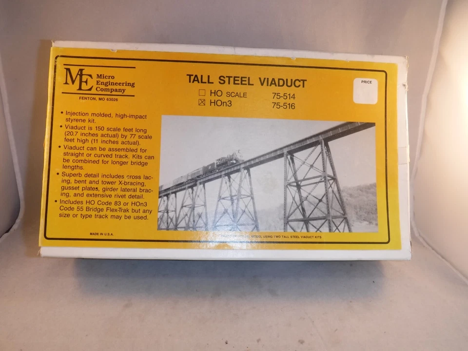 Micro Engineering HOn3 Tall Steel Viaduct Bridge Kit - Image 1 of 1