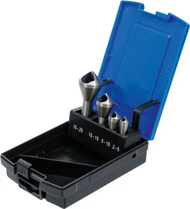 BGS Kegelsenker Satz 2-20 mm Querloch 4-tlg Querlochsenker Versenker Senker Set - Bild 1 von 7