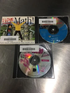 Lot of 3 CD-Rom Homeschooling Discs, Math, Math Lesson Planner, Multimedia Shop - Picture 1 of 11