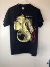 fruit of the loom t shirt women’s small blue graphic print Chinese year 2024