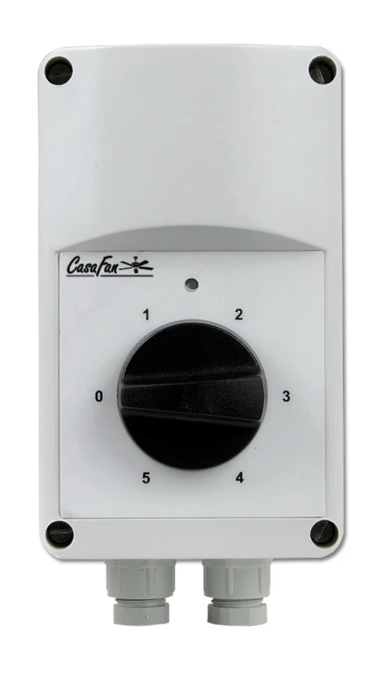 Wandschalter / 5 Stufentrafo CasaFan ETW 1,0 - 10 A