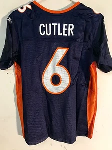 Reebok Women's NFL Jersey Denver Broncos Jay Cutler Navy sz M - Picture 1 of 2
