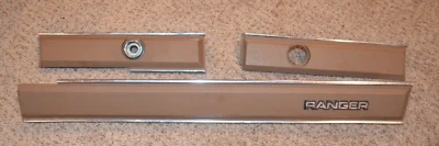 1986 1987 1988 FORD RANGER BRONCO II 2 DASH TRIM MOULDING BEZEL STRIPS OEM - Image 1 of 4