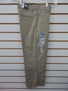 Boys Universal Uniform Khaki Perma Press Pants Regular & Husky Sizes 10 - 16 - Picture 1 of 3