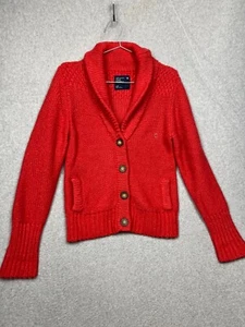 American Eagle Womens Knit Wool Blend Cardigan Sweater Grandma Casual L Rabbit - Picture 1 of 13