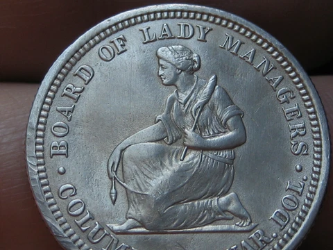 1893 Silver Commemorative Isabella Quarter 25C Cover