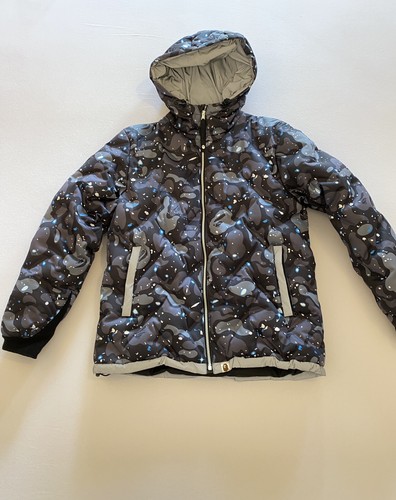 A BATHING APE (BAPE) BAPE Space Felpa con cappuccio mimetica nero