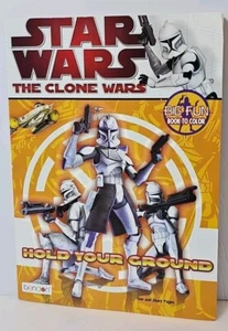 DISNEY Star Wars THE CLONE WARS Activity & Coloring Book - NEW  Unused - Picture 1 of 4