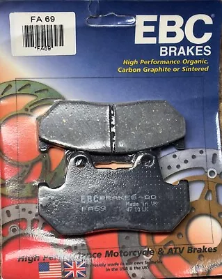 EBC CARBON BRAKE PADS HONDA MAGNA GOLDWING NIGHTHAWK SABRE 700 ASCOT INTERCEPTOR - Image 1 of 4
