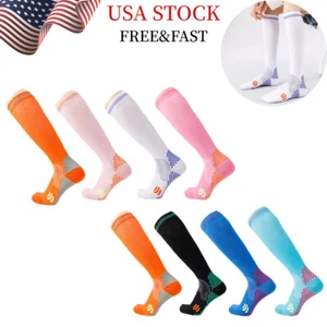 Compression Socks Graduated Support Performance Running Stocking S-XXL Men Women - Picture 1 of 21