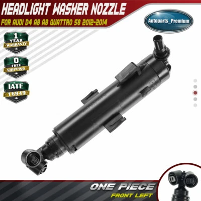 Headlight Washer Nozzle for Audi D4 A8 Quattro S8 12-17 Front Left LH 4H0955101B Foto 1 de 4