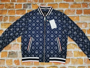 NEU*CARLO COLUCCI MILANO 1978 VINTAGE SOMMER JACKE*NAVY BLAU*CASUAL*GR: XXL*NEU - Picture 1 of 12