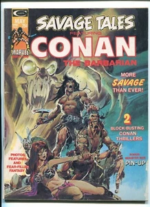 Savage Tales #4 (Marvel 1974) Conan el Bárbaro (pliegues de cubierta) - Imagen 1 de 2