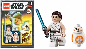 Lego Star Wars Rey & BB-8 Astromech Droid Minifigure White Robes 75250 75284 NEW - Picture 1 of 1