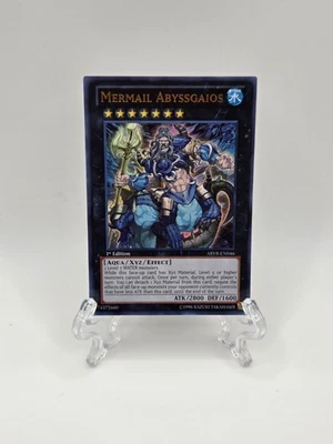Yugioh Mermail Abyssgaios ABYR-EN046 1st Edition Ultra Rare Card Abyss Rising - Image 1 of 2