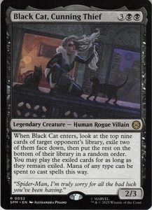 Black Cat, Cunning Thief R Marvel's Spider-Man 52 NM Normal MTG - Picture 1 of 2