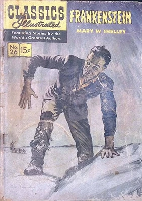 Classics Illustrated Frankenstein #26 Dec. 1945 - Image 1 of 4