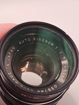 Ricoh Auto Rikenon 50m f1.7 Vintage Lens M42 Mount Japan  - Image 1 of 4