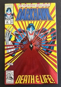 Marvel Darkhawk #25 (1993) Double-Size Foil Cover, New Suit, Origin! NM! - Picture 1 of 13