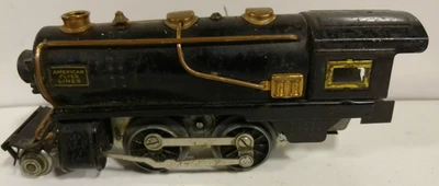PREWAR VINTAGE AMERICAN FLYER 2-4-0 STEAM LOCO NEEDS REPAIR - Image 1 of 4