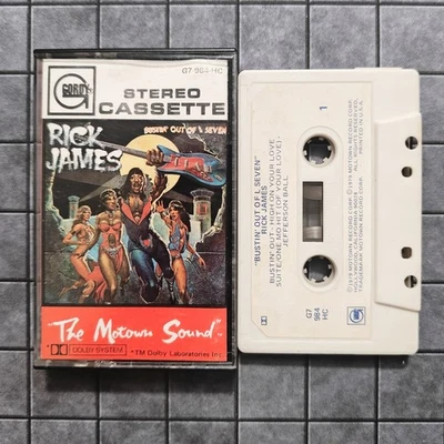 Rick James - Bustin Out Of L Seven - (Cassette Tape, 1979) - RARE - VERY GOOD Foto 1 de 2