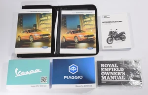Bedienungsanleitung Ford Mustang BMW F750GS Vespa GTV300 Piaggio Beverly etc. - Bild 1 von 3