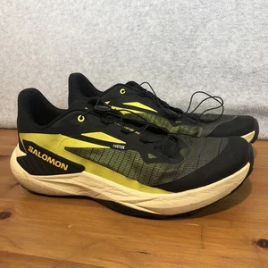 Salomon Genesis 'Negro Transparente Amarillo' Trail Running Zapatos Para Hombre Talla 13 - Imagen 1 de 15