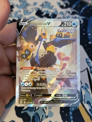 Empoleon v 146/163 Alternate Art Battle Styles Sword And Shield NM Ultra Rare - Image 1 of 2