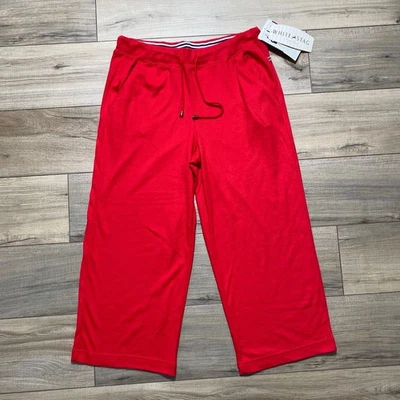 White Stag Women's Vintage Pull-On Capri Pants Size M (8/10) Fearless Red - Image 1 of 4