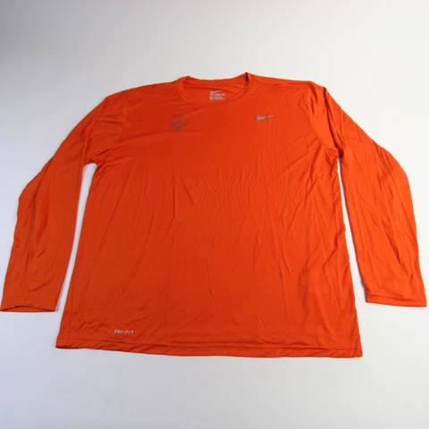 Virginia Cavaliers Nike Dri-Fit Long Sleeve Shirt Men's Orange New Cover