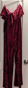 LuLus Damen Strampler mittelrot/rotbraun, Spaghettiträger lang - Bild 1 von 6