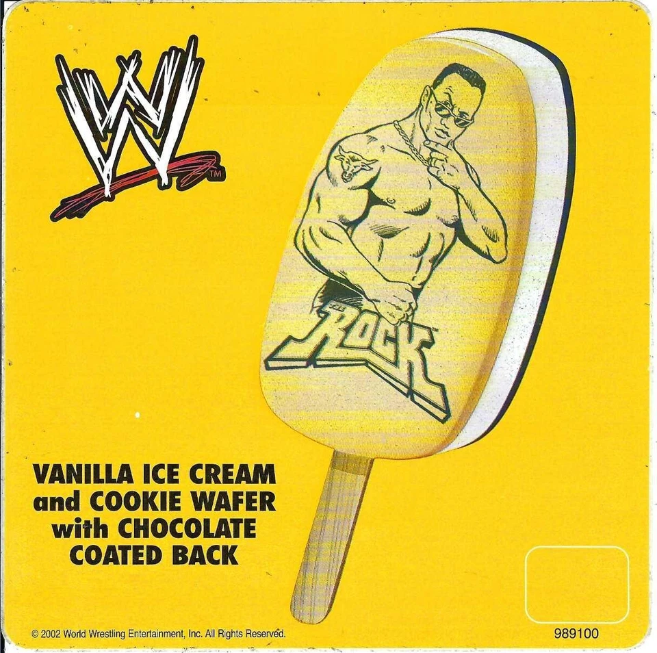 Pegatina para camión de helados The Rock WWE - Clásica 6" x 6" ENVÍO GRATUITO Foto 1 de 1