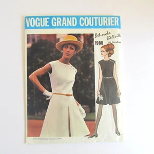 Vintage Sewing Pattern Vogue Grand Couturier # 1988 Belinda Bellville Cut/Com - Picture 1 of 3