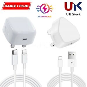 Type C Charger For iPhone 14 13 12 11 XS Pro X 8 7 6 USB PD Plug Charging Cable
