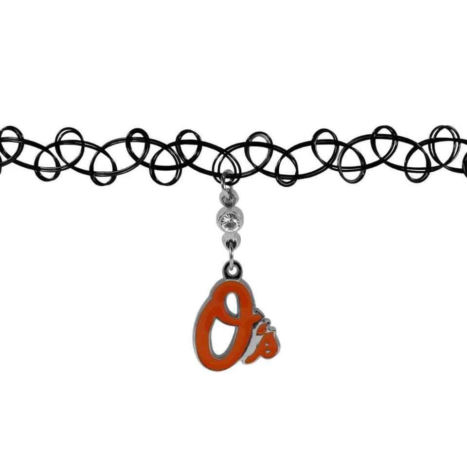 Baltimore Orioles Knotted Choker Necklace Necklace [NEW] MLB Jewelry Tattoo - Image 1 of 1