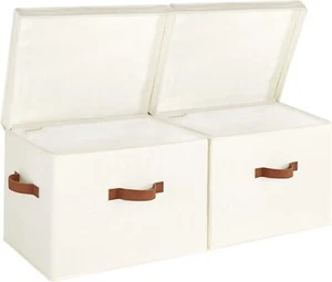 Closet Storage Bin W/ Lid Box Clothes Craft Organizer Container Dust-Proof HOT - Picture 1 of 6