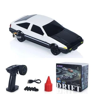 1/43 High Speed 2.4G RC Racing Car AE86 4WD Remote Control Drift Vehicle - Picture 1 of 20