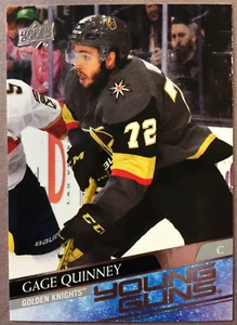 Gage Quinney Vegas Golden Knights 2020-21 Upper Deck Young Guns #454 radiocontrol - Imagen 1 de 1