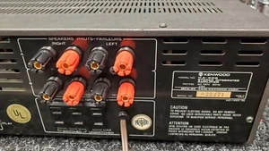 Kenwood KA-405 Speaker Terminal Conversion (Banana Plugs) - Picture 1 of 2