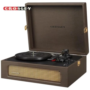 Crosley CR8017B-CO 3 Speed Voyager Portable Record Player Turntable - Cocoa - Picture 1 of 5