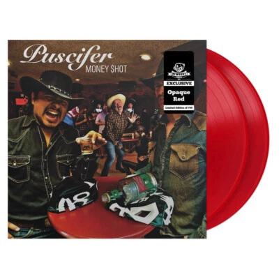 Puscifer Money Shot Vinyl Opaque Red Vinyl 2-LP /750 New and Sealed Foto 1 de 3