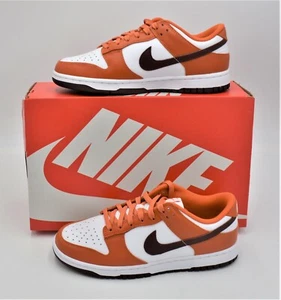 NEW NIKE DUNK LOW SHOES WOMEN'S SIZE 8 "BRONZE ECLIPSE" MESA ORANGE DQ4697-800 - Picture 1 of 6