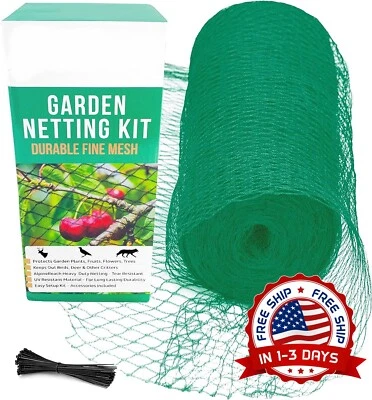 Red De Aves Reutilizable Para Plantas De Jardín, Malla De Red De Protección NUEVO Foto 1 de 4