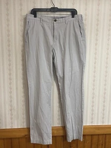 Brooks Brothers rote Fleece Chino Hose Herren Größe 36 x 32 grau gestreift " - Bild 1 von 10