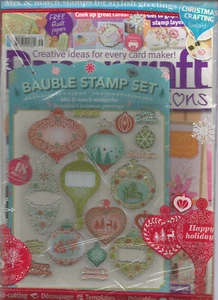 PAPERCRAFT INSPIRATIONS MAGAZINE #156 OCTOBER 2016 WITH FREE BAUBLE STAMP SET - Picture 1 of 1