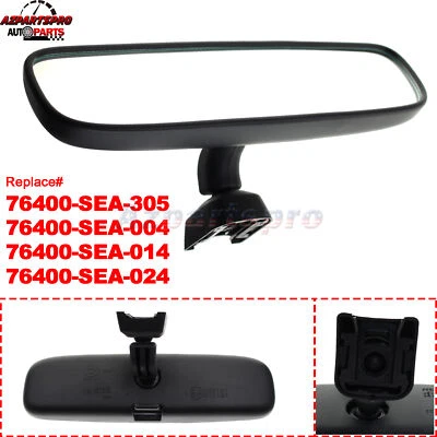 Interior Rear View Mirror Assembly For Honda Accord Civic CR-V Odyssey 2004-2017 - Image 1 of 4
