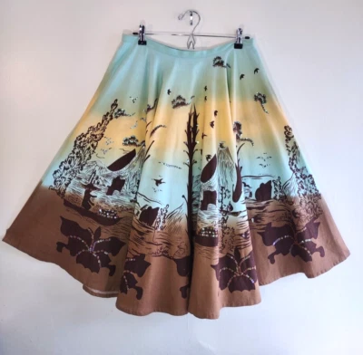 Falda Círculo Completo Lapislázuli Midi Lentejuelas Adornada Hermoso Diseño Asiático Talla Grande Foto 1 de 4