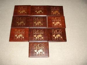 10 Vintage Album Flags of the United Nations Collection FDC Fleetwood 1980-1989 - Picture 1 of 6