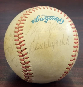 Ron Kittle & Don Drysdale JSA Authenticated Autographed Bobby Brown Baseball !!! - Picture 1 of 11