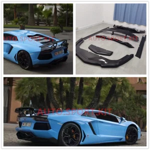 Kit de carrocería envolvente de ala trasera labio delantero para Lamborghini LP700 LP720 fibra de carbono - Imagen 1 de 8